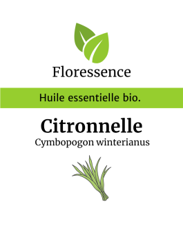 Huile essentielle Citronnelle de Java BIO – Floressence